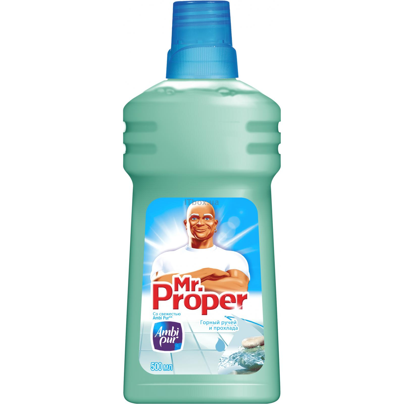 Средство для мытья пола Mr. Proper для полов и стен Горный ручей и ...