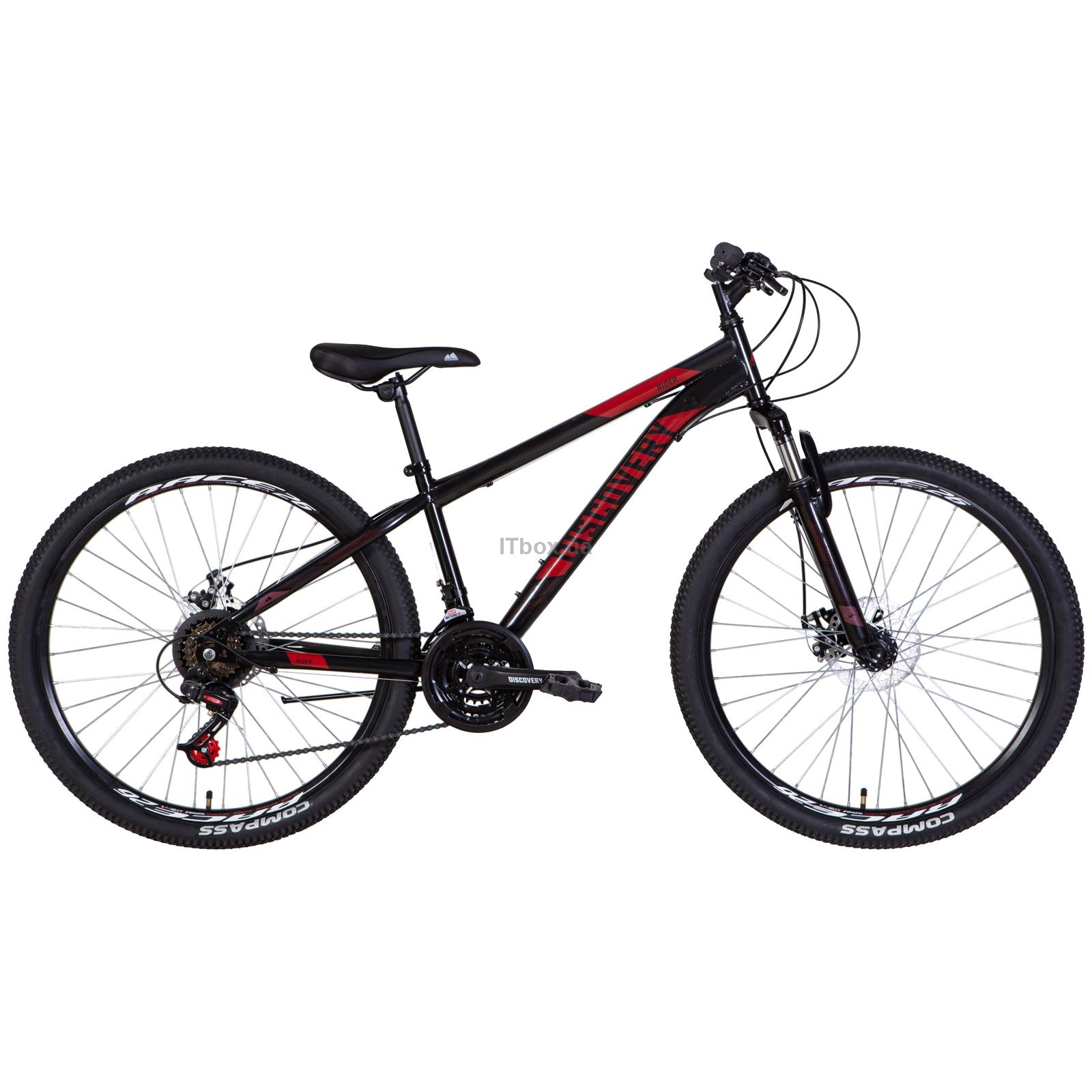Велосипед Discovery 26' Rider AM DD рама-16' 2022 Black/Red OPS-DIS-26 ...