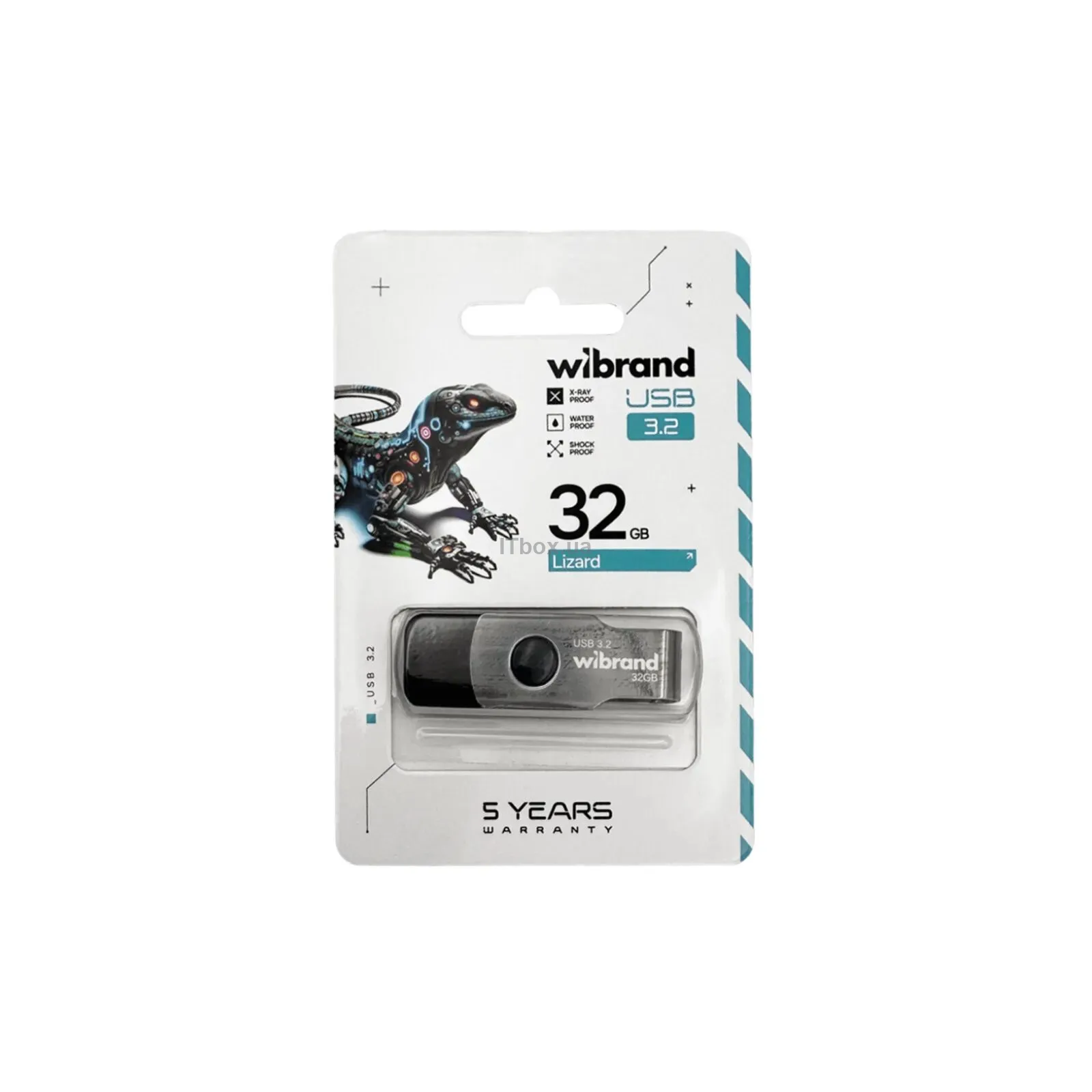 Wibrand 32GB Lizard Black USB 3.2 WI3.2/LI32P9B ⏩ Купити USB флеш ...