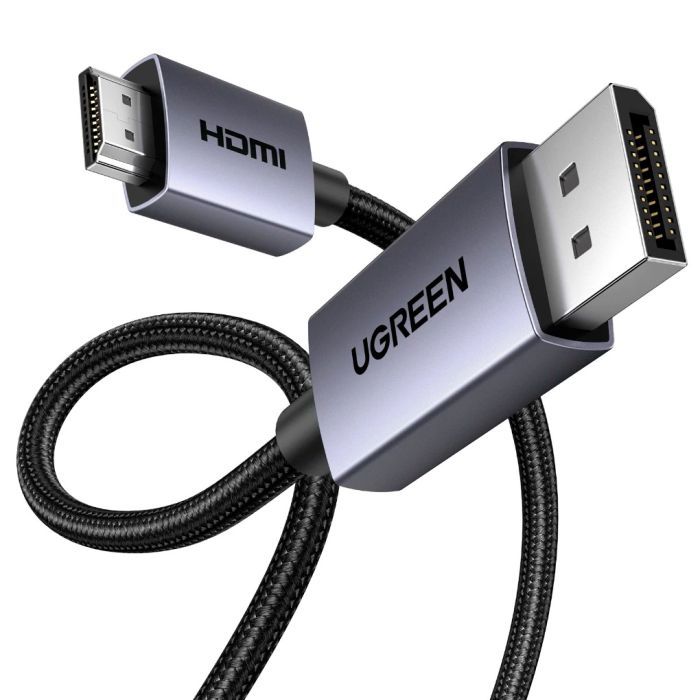 Ugreen DisplayPort M to HDMI M 2.0m V2.0 4K30Hz DP125 bla 35842
