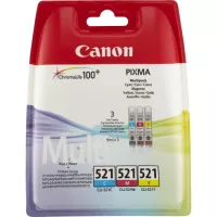 Картридж Canon CLI-521 C/M/Y-Pack Фото