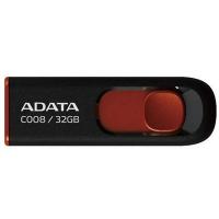USB флеш накопичувач ADATA 32Gb C008 black+red Фото