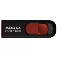 USB флеш накопичувач ADATA 32Gb C008 black+red Фото
