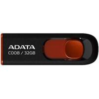 USB флеш накопитель ADATA 32Gb C008 black+red Фото