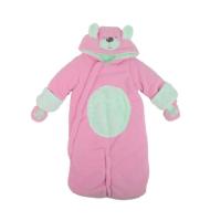 Спальный конверт Luvena Fortuna для девочек с медвежонком Фото