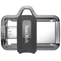 USB флеш накопичувач SanDisk 64GB Ultra Dual Black USB 3.0 OTG Фото