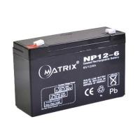 Батарея до ДБЖ Matrix 6V 12AH Фото