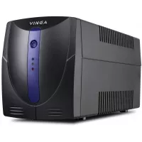 Пристрій безперебійного живлення Vinga LED 600VA plastic case with USB Фото