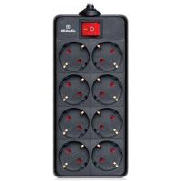 Сетевой фильтр питания REAL-EL REAL-EL RS-8 PROTECT, 3m, black Фото