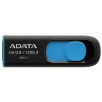USB флеш накопичувач ADATA 128GB UV128 Black/Blue USB 3.1 Фото