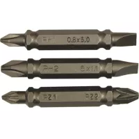 Набір біт Stanley двустор. Ph1-SL5,Ph2-SL6,Pz1-Pz2, 48мм, 3шт. Фото