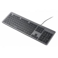 Клавіатура Vinga KB735 black-grey Фото