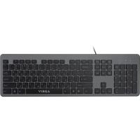 Клавіатура Vinga KB735 black-grey Фото