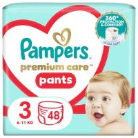 Подгузники Pampers Premium Care Pants Midi Размер 3 (6-11 кг) 48 шт Фото