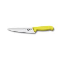 Кухонный нож Victorinox Fibrox разделочный 19 см, желтый Фото