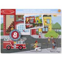 Развивающая игрушка Melissa&Doug Звуковой пазл "Пожарная часть" Фото