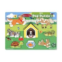 Розвиваюча іграшка Melissa&Doug Рамка-вкладиш Домашні тварини 8 ел Фото