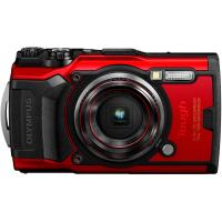 Цифровий фотоапарат Olympus TG-6 Red (Waterproof - 15m; GPS; 4K; Wi-Fi) Фото