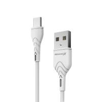 Дата кабель Grand-X USB 2.0 AM to Type-C 1.0m White Фото
