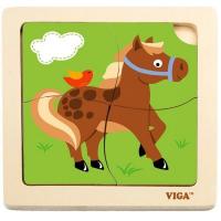 Пазл Viga Toys Лошадь Фото