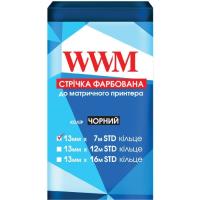 Стрічка до принтерів WWM 13мм х 7м STD к. Black Фото