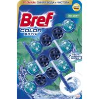 Туалетный блок Bref Цветная вода Эвкалипт 3х50 г Фото