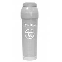 Бутылочка для кормления Twistshake антиколиковая 330 мл, серая Фото