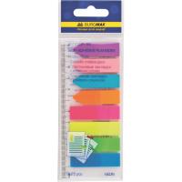 Стикер-закладка Buromax Plastic bookmarks 45x12mm, 8*25шт, neon Фото