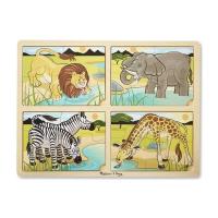 Пазл Melissa&Doug Мега 4 в 1 "Сафари" Фото