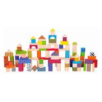 Кубики Viga Toys Красочные блоки 100 шт., 3 см Фото