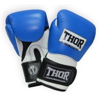 Боксерские перчатки Thor Pro King 14oz Blue/White/Black Фото