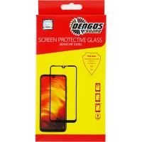 Стекло защитное Dengos Full Glue iPhone 12 Pro Max, black frame Фото