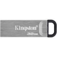 USB флеш накопичувач Kingston 32GB DT Kyson Silver/Black USB 3.2 Фото