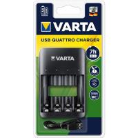 Зарядний пристрій для акумуляторів Varta Value USB Quattro Charger pro 4x AA/AAA Фото