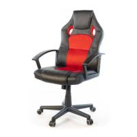 Офисное кресло Аклас Анхель PL TILT чёрно-красный Фото