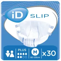 Підгузки для дорослих ID Slip Plus Medium талия 80-125 см. 30 шт. Фото
