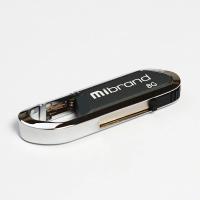 USB флеш накопичувач Mibrand 8GB Aligator Grey USB 2.0 Фото
