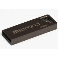 USB флеш накопичувач Mibrand 64GB Stingray Grey USB 2.0 Фото