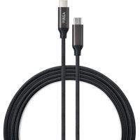 Дата кабель Vinga USB-C to USB-C 1.0m 100W E-Mark Chip Nylon Фото