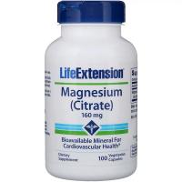 Мінерали Life Extension Цитрат Магния, Magnesium (Citrate), 160 мг, 100 К Фото