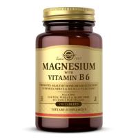 Минералы Solgar Магний с Витамином B6, Magnesium with Vitamin B6, Фото
