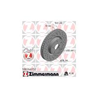 Гальмівний диск ZIMMERMANN 530.2467.52 Фото