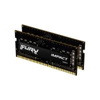 Модуль памяти для ноутбука Kingston Fury (ex.HyperX) SoDIMM DDR4 16GB (2x8GB) 3200 MHz Fury Impact Фото