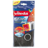 Губки кухонні Vileda Inox Power Pad металеві 2 шт. Фото