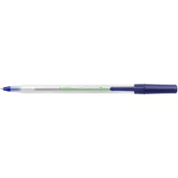 Ручка кулькова Bic Round Stic Eco Синя Фото