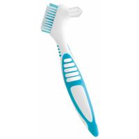 Зубна щітка Paro Swiss clinic denture brush для зубных протезов голубая Фото