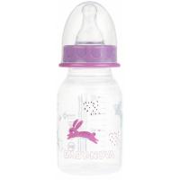 Пляшечка для годування Baby-Nova Декор 120 мл Рожевий Фото