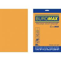 Папір Buromax А4, 80g, NEON orange, 20sh, EUROMAX Фото