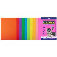 Бумага Buromax А4, 80g, NEON+INTENSIVE, 10colors, 50sh Фото