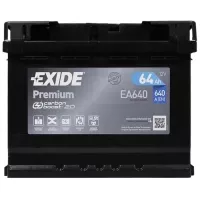 Акумулятор автомобільний EXIDE PREMIUM 64Ah Фото